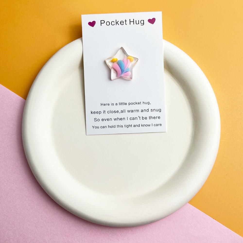 Pocket Hug Star Shaped Keepsake,love Gift, For Girlfriend, Wife, Granddaughter, Daughter's Birthday Gift, For Sisters, Inspirational Gift