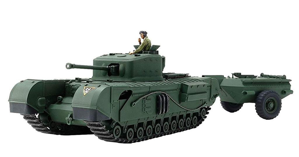 Tamiya Military Miniature Series British Tank Churchill Crocodile Plastic Model 32594 1/48 No.94 Mk.7