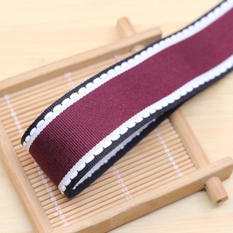 1'' (25mm) 1meter Jump Line Grosgrain Satin Ribbon DIY Handmade Arts Decorative Crafts Hair Bow Sewing Clothing Accessories