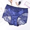 Urban Breathable Sexy Underwear Seductive Lace Lace Ice One Piece High Waist Women's Briefs