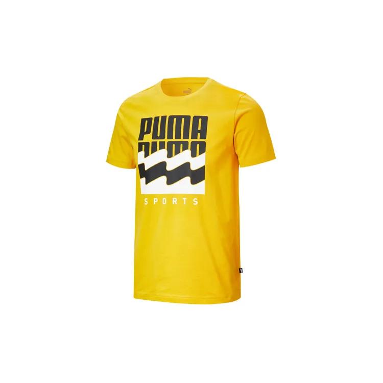 PUMA T Shirts Men's Crew Neck Moderate Straight Fit (Unisex) T-Shirts 583875 25