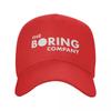 Персонализированная бейсбольная кепка The Boring Company унисекс, женская дышащая шляпа для папы, летние спортивные кепки Snapback, кепки дальнобойщика