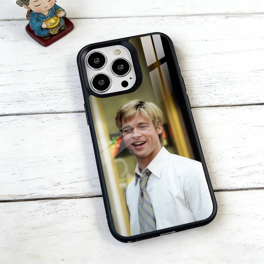 Чехол для телефона Брэда Питта Для iPhone17,16,15,14,13,12,11 Plus,Pro Магнитный Для Magsafe Беспроводной Зарядки