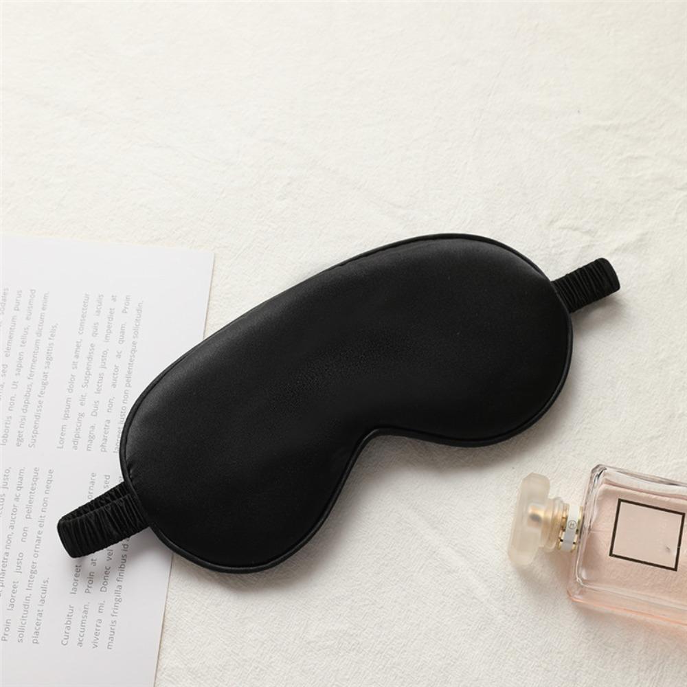 Breathable Sleep Mask Polyester Breathable Eye Mask Simulation Silk Eye Mask Travel Use