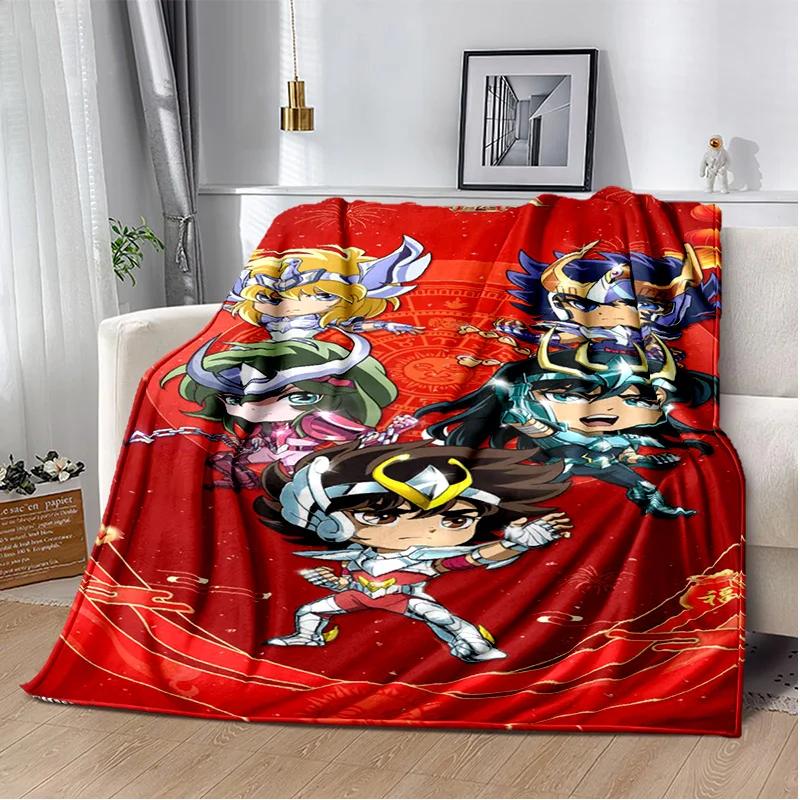 3D Ретро Saint Seiya одеяло с героями мультфильмов, мягкое одеяло для дома, спальни, кровати, дивана, пикника, путешествия, офиса, одеяло, детское одеяло