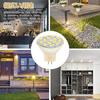 xuuyuu LED Bulbs, GU 4 Base, Spotlight, 12V 3W, Halogen Equivalent, 270LM, Warm White, Non-Dimmable, Pack of 6 (Warm Light)