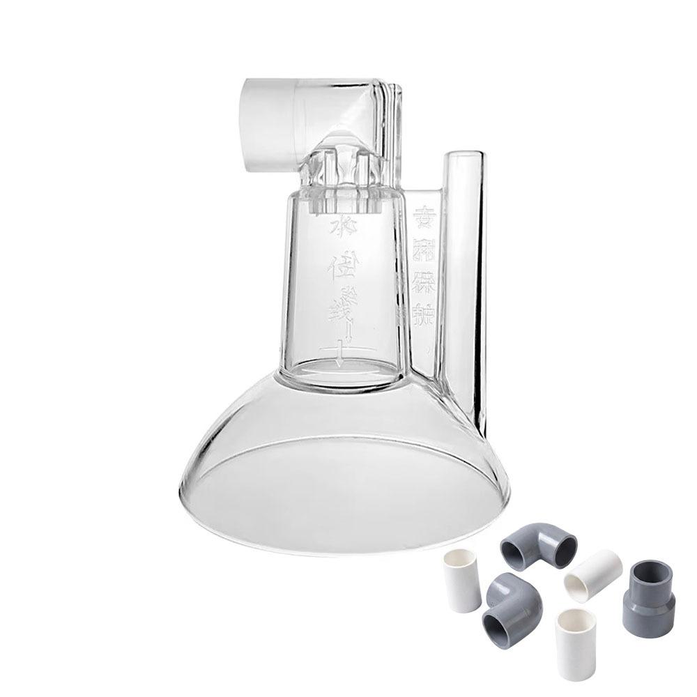 Transparent Oxygen Water Outlet Anti-Splash Aquarium Outflow Aerator For Canister Filter