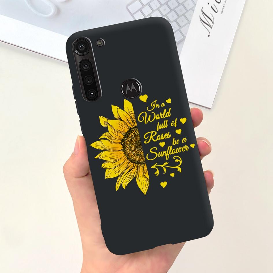 For Motorola Moto G8 Power Case XT2041-1 XT2041-3 Cover Fashion Marble Flower Soft Slim Phone Funda For Moto G 8 G8 Power Bumper