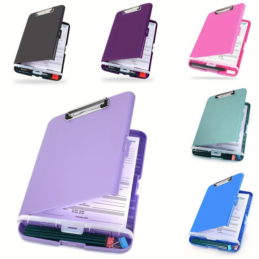 Large Capacity A4 Binder Clipboards with Pen Holder File Organizer for School Office Supplies