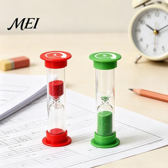 Decorative Sand Clock Colorful Timer, Hourglass Sandglass Accurate Productivity Focus Timer Desk Ornament for Student Study Brushing Teeth School