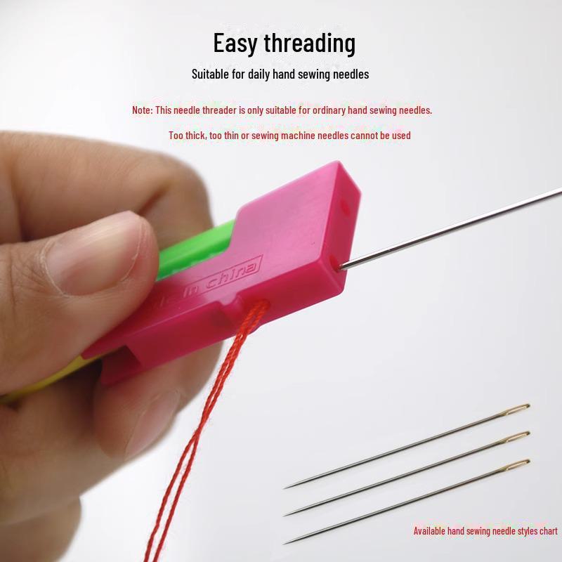 Автоматическая резьбовая нить: Портативный мини-инструмент для заправки ниток для быстрого и легкого использования пожилыми людьми
