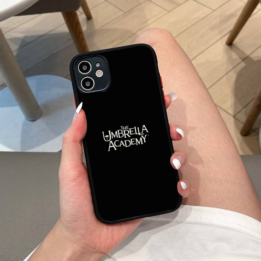 Чехол для телефона Академия Амбрелла Для IPhone 14 X XR XS 7 8 Plus 11 12 13 Pro MAX 13mini Матовый противоударный чехол