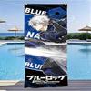 1 шт. Аниме B-Blue Lock Микрофибра Пляжное полотенце Быстросохнущее Без песка Мягкое Впитывающее для Бассейна Тренажерного зала Спорт Полотенце для Фанатов Пляжные Аксессуары