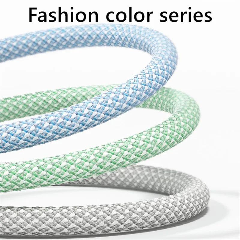 3in1 6A 66W Ultra Fast Charging Cable Fast Charger USB ToType C Cable Charging Cable Mobile Data Cable Suitable For IOS Android Phone 1.2M/2M