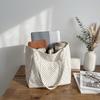 Women's Polka Dot Tote Bag Large Capacity Commuter Shoulder Handbag With Reinforced Bottom
