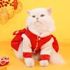 Одежда для домашних животных с ватным наполнителем, праздничная осенне-зимняя теплая одежда для собак, одежда для кошек