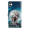 Чехол-кошелек для Samsung Galaxy A06 4G из ПУ кожи с печатью узора, подставка, чехол для телефона со шнурком