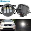 1 пара для Subaru XV Crosstrek 2013-2015 Для Subaru Forester 2013-2018 Противотуманные фары Автомобильные H11 Светодиодные 12V Противотуманный фонарь Дневные ходовые огни