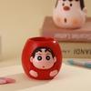 1Pcs Cute Crayon Shin Chan Pen Holder Makeup Brush Organizer Perfect For Office Desk Decor Creative Storage Pen Holder