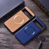 Чехол для телефона Lychee Leather Magnetic для Google Pixel 9 Pro XL для Magsafe Magsafeing Cover для Pixel 9 Pro XL 8a 7 6 Pro Holster Защитная задняя крышка