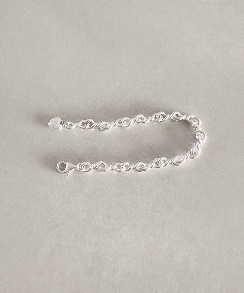 Code.H (Silver 925) Twist Bold Bracelet