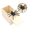 New Wooden Prank Trick Practical Joke Home Office Scare Toy Box Gag Spider Kid Parents Friend Funny Play Joke Gift Surprising Box