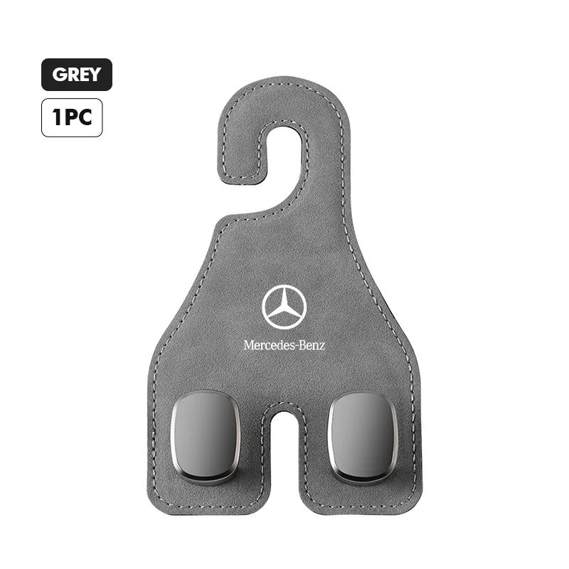 Car Rear Seat Back Hook Headrest Hanger Clip Storage Holder For Mercedes Benz AMG A C E S G Class W201 W210 W108 W204 W205 W203 FVWXY1