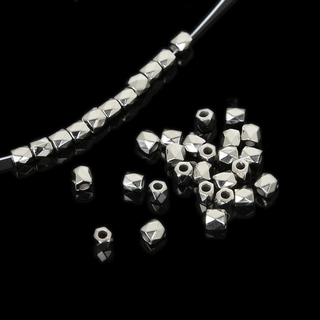 100-500Pcs Acrylic CCB Faceted Geometry Seed Spacer Beads for Jewelry Making DIY Bracelet Necklaces