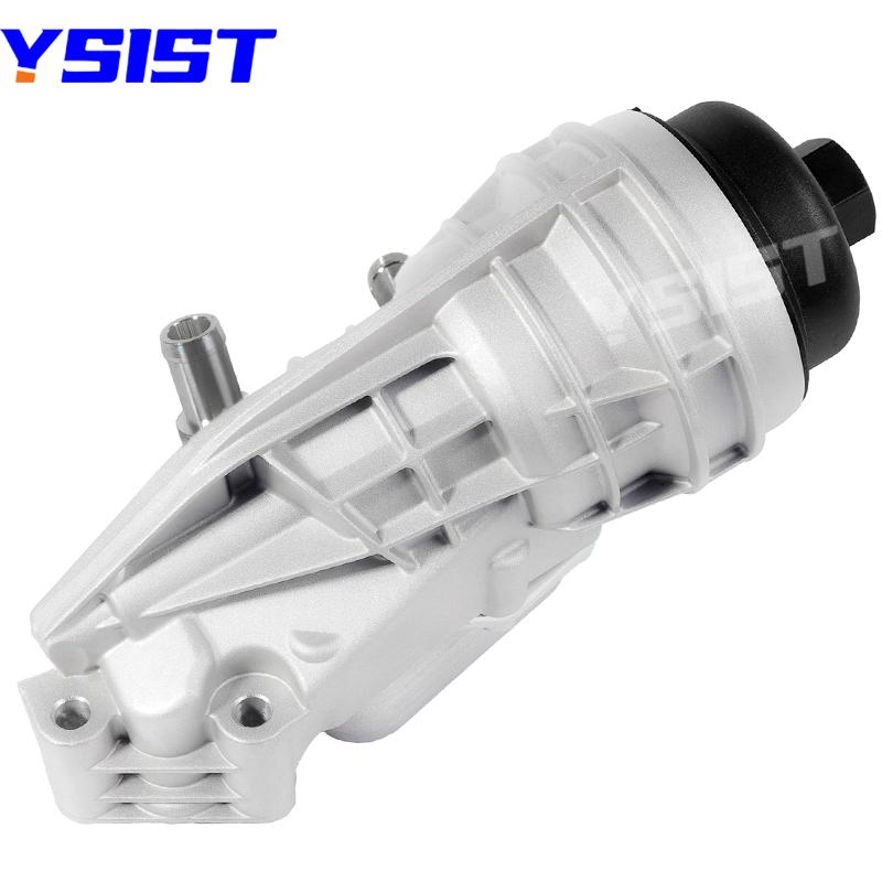 Oil Cooler for Mercedes-Benz A220 V177 A35 AMG W177 CLA250 GLA250 X156 GLA35 AMG GLB250 X247 Aluminum Oil Filter Housing