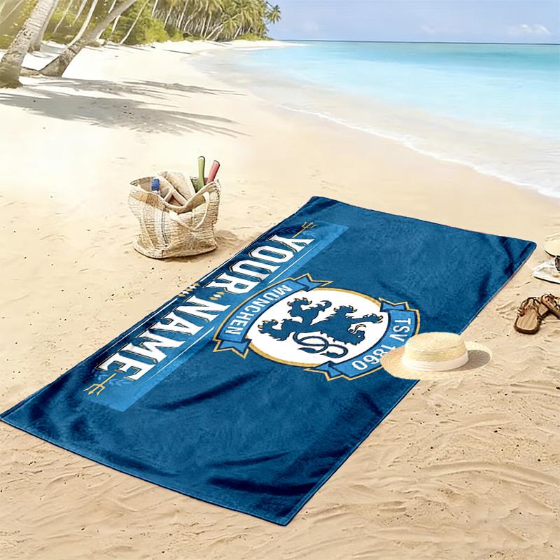 TSV 1860 München Print Beach Towel, Large Soft Quick Dry Towel for Beach Camping Swimming