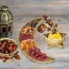 Iron Material Dessert Tray Moon Star Shaped Food Storage Container Dinner Plate  Table Decor