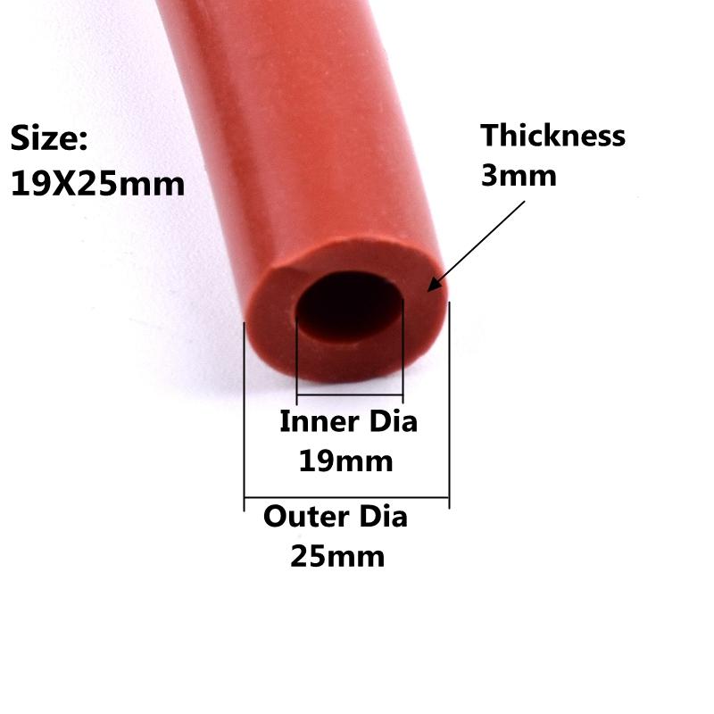 1M Red ID 12/14/15/16/19/20/25/28/30/32/38 mm Auto Car Vacuum Silicone Hose Racing Line Pipe Tube Car-styling