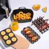 Силиконовый коврик для выпечки, антипригарное покрытие, фритюрница, противень для выпечки тортов, печенья, желе, пудинга, противень для духовки, подставка для хот-догов, бекона, многоразовые формы для торта