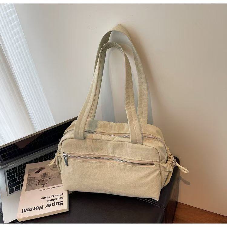 Girls Bag Korean Vintage Fashion Y2K New Nylon Shoulder Bag Purses and Handbags Women