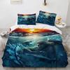 Monsters G-Godzillas Bedding Set Single Twin Full King Size Gojira Bed Linen Adults Teens Bedroom Duvet Cover Set
