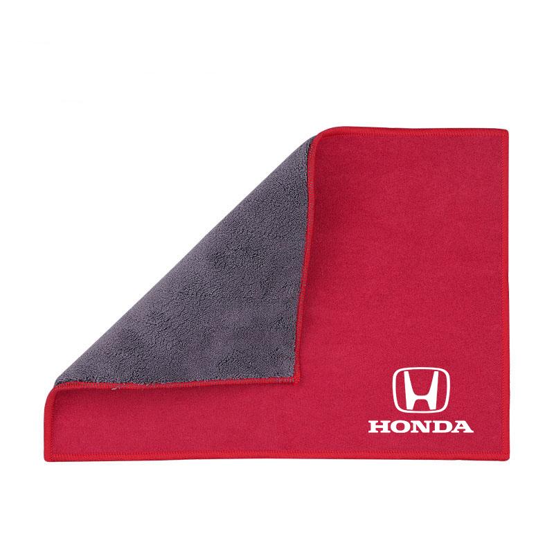 OHR3 Microfiber Towel Car Cleaning Care Accessories For Honda Civic Fit Jazz Accord Pilot CRV Odyssey Passport City Shuttle HRV Vezel
