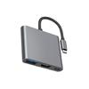 USB C к HDTV Адаптер Многопортовый Хаб для Бесшовного Подключения Адаптер из Алюминиевого Сплава USB C Порт для Зарядки для Зарядки