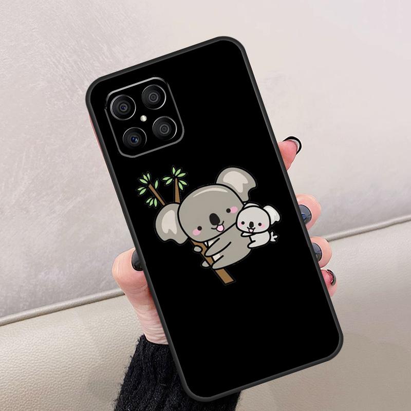 cartoon watercolor animal koala For Honor Magic 8 7 5 6 Lite Case For Honor 200 400 Pro X9d X9c X9b X9a X8c X8b 70 90 Win RT