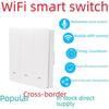 Умный WiFi-коммутатор Longspu 86-Type: Настенный выключатель с одним фазным/нейтральным проводом и совместимостью с граффити