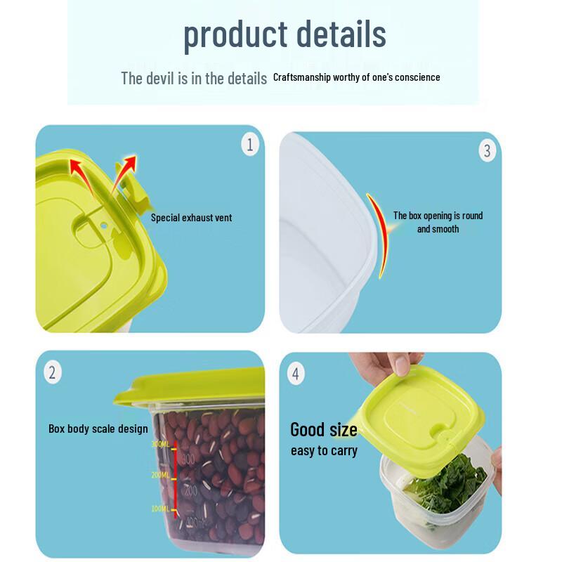 Camellia Fresh-Keeping Food Container Set