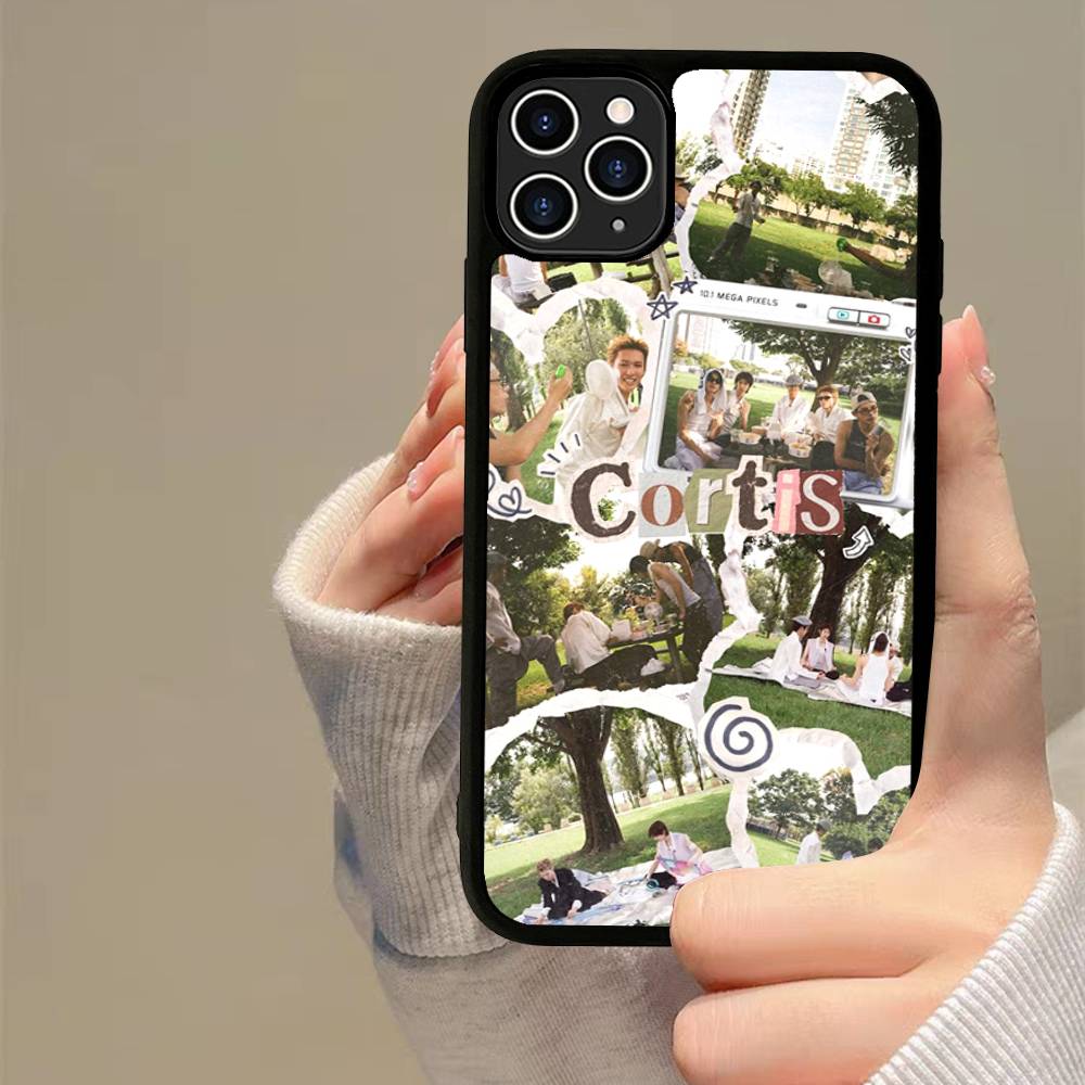 Модная C-CORTIS Для iphone 17 Air 16 15 14 13 12 11 Pro Max TPU+PC Плюс Ударопрочная Задняя Крышка Телефона