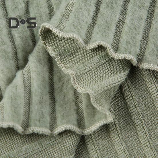 Женские топы с V-образным вырезом, кружевной строчкой, длинным рукавом, неровным подолом, однотонные облегающие укороченные топы в рубчик