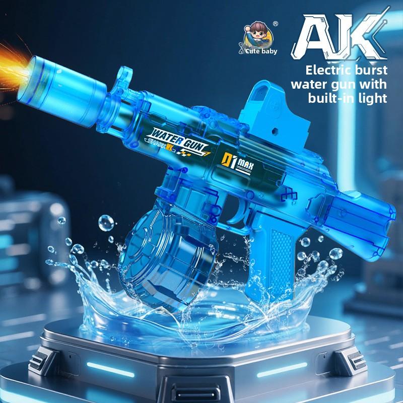 Нетоксичный летний новый АК-47 электрический водяной пистолет стреляющая игрушка полностью автоматический выстрел уличная игрушка для детей взрослых подарок