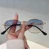 Винтажные квадратные солнцезащитные очки Мужские Модные Простые в Корейском стиле Повседневные Очки Женские Стильные Трендовые Дизайнерские Солнцезащитные очки