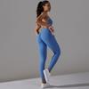 Buttery Soft Gym Set Women Yoga Clothing Nylon Sportswear High Waist Leggings 2 Piece Sports Suits