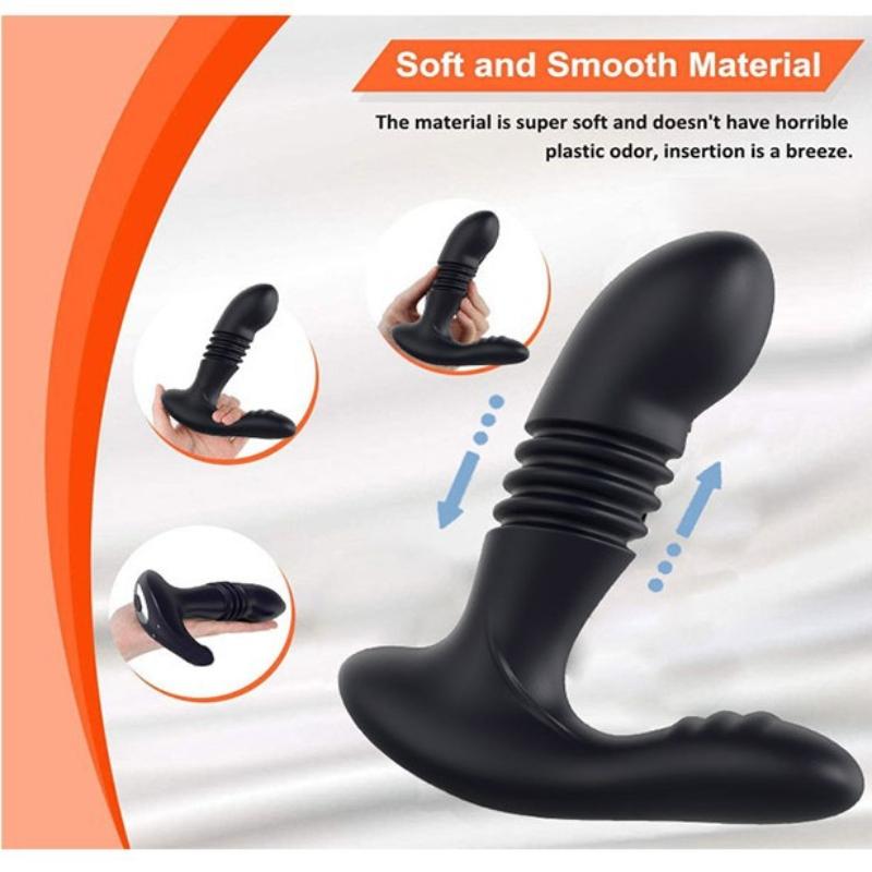 Prostate Massager for Men, Remote Control Anal Stimulator with 12 Vibration Modes, Waterproof & Rechargeable