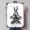 Baphomet Metal Sign Painting Poster Vintage Metal Plate Customizable Tin Plaque for Wall Art Decoration Home Decorations Retro