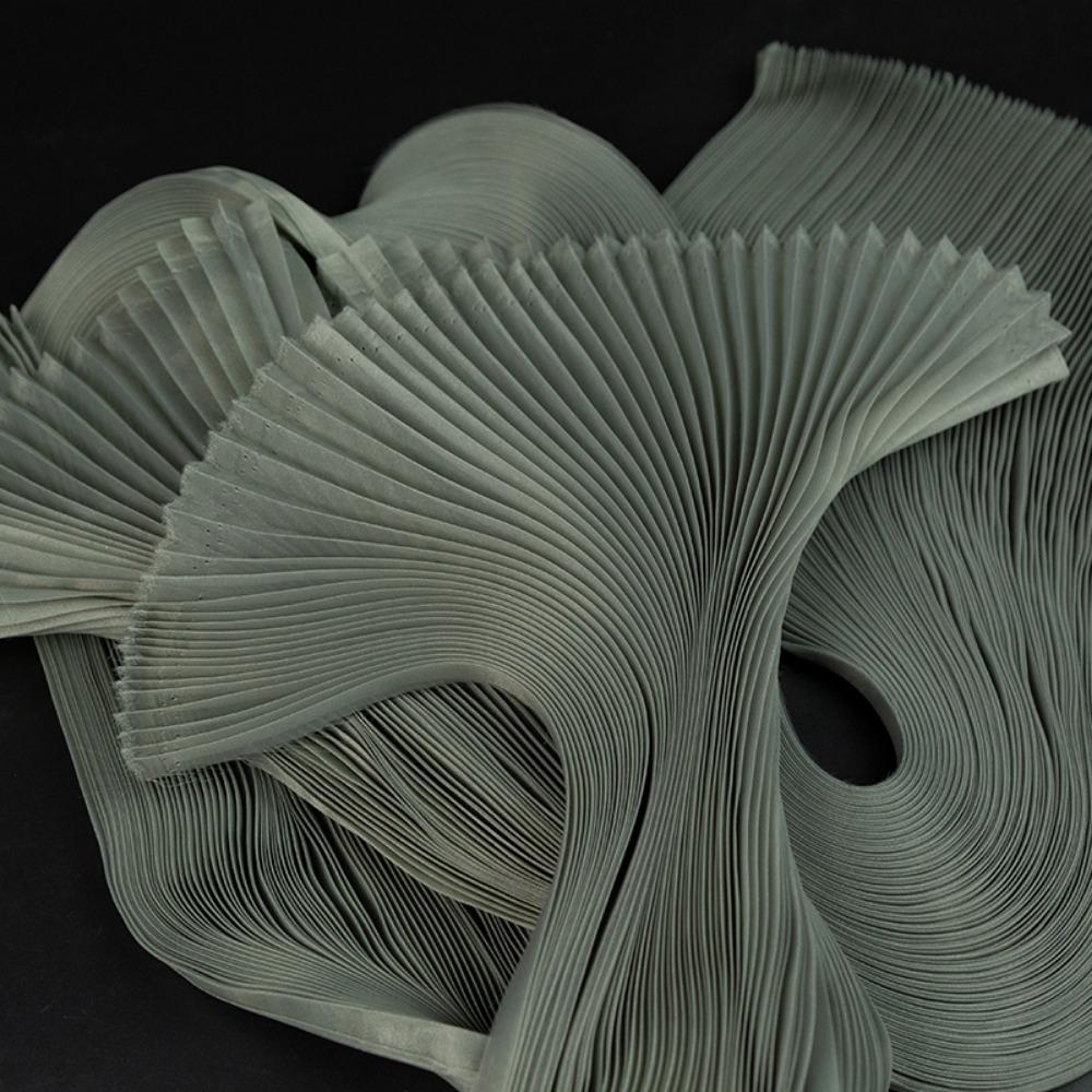 Ткань плиссе из органзы шириной 142 см, с мелкой складкой, для рукоделия, жесткий материал, сценическое украшение