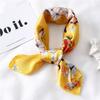 2021 Small Size Women Scarf Fashion Print Silk Scarves Square Neck Office Satin Handkerchief Bandana Foulard