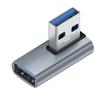 Угловой удлинительный адаптер USB 3.0 Male to Female под углом 90 градусов, USB-адаптер с изгибом вверх, 10 Гбит/с, для разъема ноутбука/ПК, Конвертер